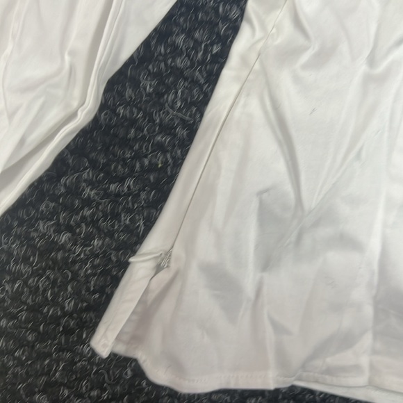 Balmain inspired white asymmetrical top, Sz 40 - Picture 4 of 4